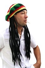 Strickmütze mit Rasta