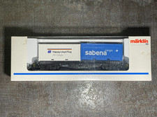 Märklin Spur H0 47682 Containerwagen mit Hapag-Lloyd und Sabena-Container in OVP