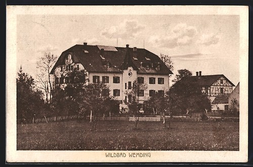 Ansichtskarte wemding sicht - ansichtskarte,