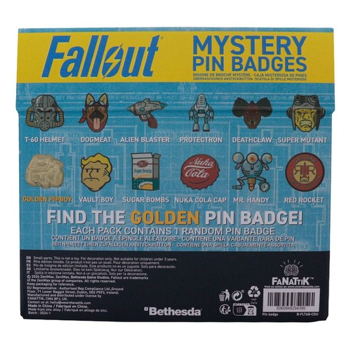 Fallout world pin badge - pin,