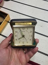 SEIKO Reisewecker Faltbar Gold