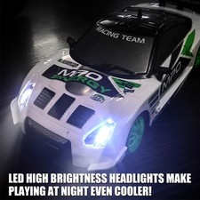 1:24 RC Drift Car Ready to Run Rennauto Fernbedienung 4WD Mini Spielzeug Lichter