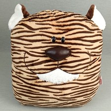 NICI Tiger ❤️ Kissen figürlich Kuscheltier Stofftier Kuschelkissen Braun ca 35cm