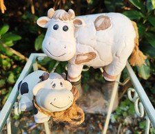 2 Deko-Kühe, Deko-Figuren, Keramik