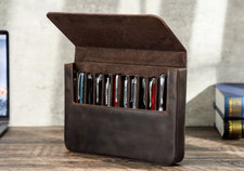 Echt Leder Etui für 12 Stifte