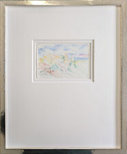 Hans Purrmann - "Villa Gorki in Sorrent" - Aquarell auf Büttenpapier - Unikat