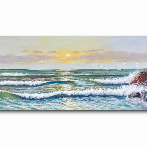 Meer strand gemälde - meer,