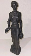 Eisenfigur Frau mit Ähre und Krug Heinrich Moshage Buderus Gusseisen