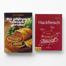 2 Kochbücher Fleisch: Die schönsten Fleischgerichte (Dr. Oetker) & Hackfleisch