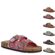 Damen Pantoletten Sandalen