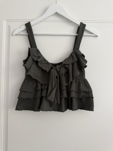 Zara top volants 100 - volants, |