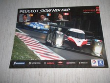 LMP1  #7 Peugeot Autogrammkarte