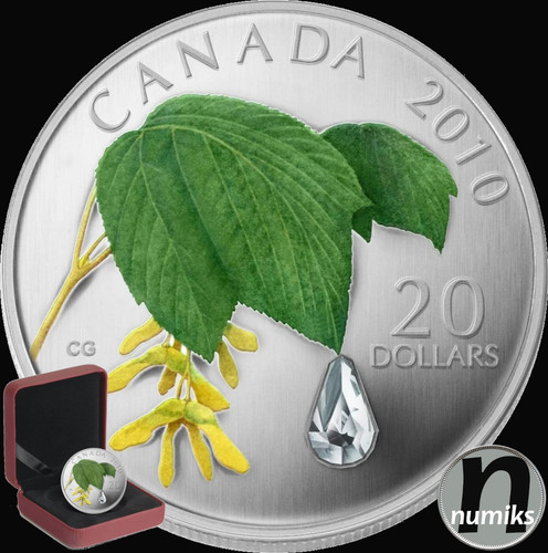 Maple leaf crystal - leaf,