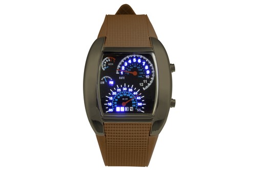Leuchtende led uhr mit - led-uhr,