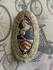 Fahrrad- Schutzblech- Emblem- Steuerkopfschild | STRICKER 1950 Brackwede 