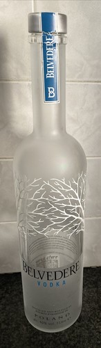 Belvedere vodka leerflasche - vodka,