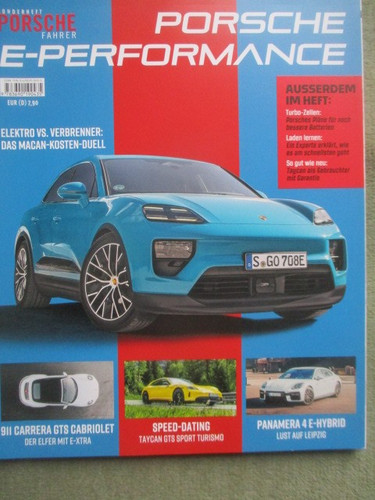 Porsche fahrer sonderheft - porsche,