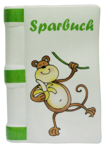 Spardose lustiger affe - spardose,