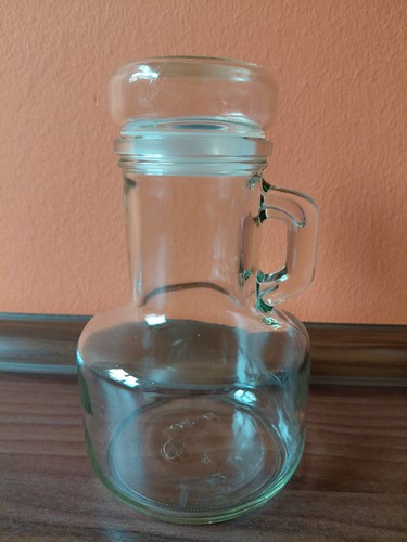 Glasbehälter mit henkel und - mit,