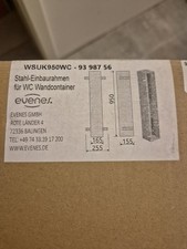 Stahl - Einbaurahmen für WC