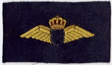 OriginalAbzeichen Luftwaffe Dänemark Flieger Pilotenschwinge Uniform Offizier 