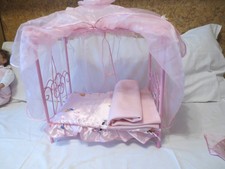 Puppenbett - Himmelbett -