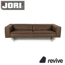 Jori Shiva Leder Viersitzer Braun manuelle Funktion Sofa Couch