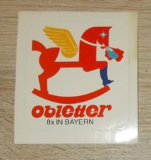 Alter Aufkleber | Sticker Obletter Spielwarenfachgeschäft - 8x in Bayern