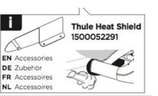 Hitzeschitzblech Satz Thule