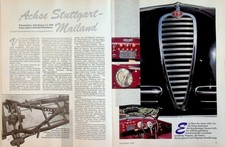 Motor Klassik 02/1991 Alfa Romeo 6C 2500 Super Sport Cabrio Pininfarina mit 105P