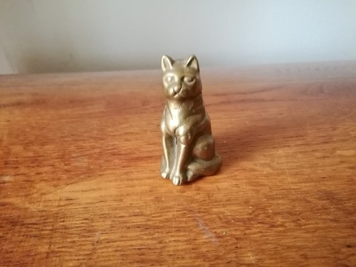 Mid century messing figur - messing,