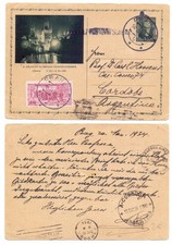 130782 - Ganzsache, ZuF - Postkarte - Praha 20.11.1934 nach Cordoba, Argentina