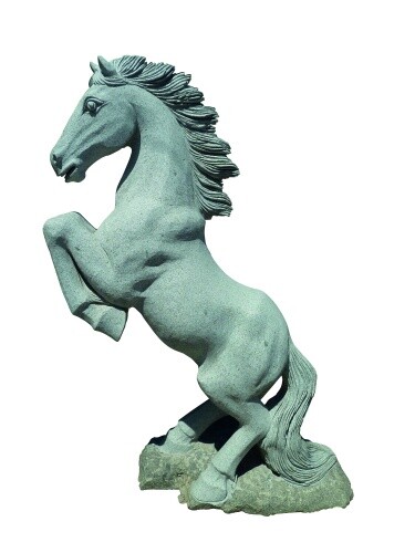 Granit pferd stehend - granit,