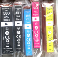 PGI-580/CLI-581XXL 10er Pack Druckerpatronen Kompatibel für Canon 580 581,TS9550