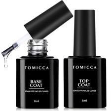 Base Coat Top Coat Gel UV Set