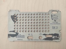 Braun SK2 SK 2 Rückwand Rear