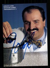 Johann Lafer Autogrammkarte