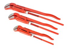 Rohrzangen Set 1" + 1,5" + 2"  Eckrohrzange Zange Rohrzange Wasserpumpenzange