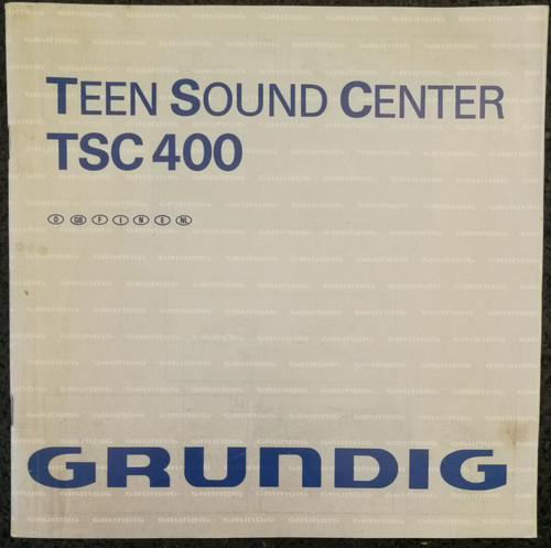 Grundig tsc 400 original - tsc,