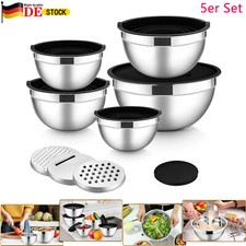 5er set Edelstahl Schüssel