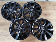 Satz Original Alufelgen Crystal Skoda Octavia 5E0601025N Felgen 6x17 ET48
