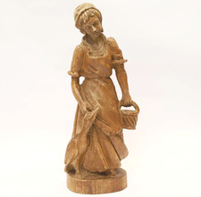 Gänsemagd Mädchen mit Gans