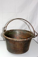 Großer alter kupferkessel - großer,