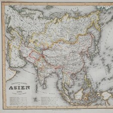 Neueste Karte von Asien 1846