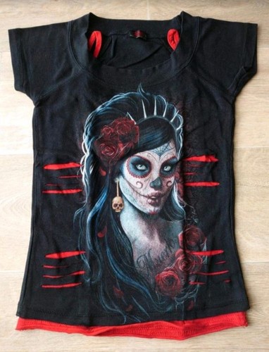 Gothic shirt oberteil - gothic, t-shirt,