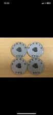 4x Dezent Wheels 4 You Aufkleber Nabendeckel 50mm Nabenkappen Felgendeckel