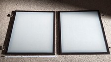 2x IKEA Glas BESTA VEGBY 18351 Türen Milchglas 60 x 64