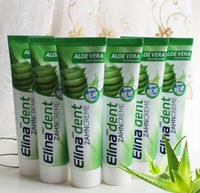 6x100ml Elina Zahncreme Aloe
