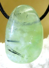 PREHNIT   Trommelstein