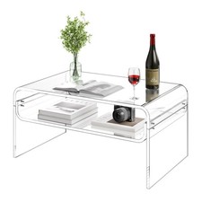VEVOR Couchtisch Acryltisch